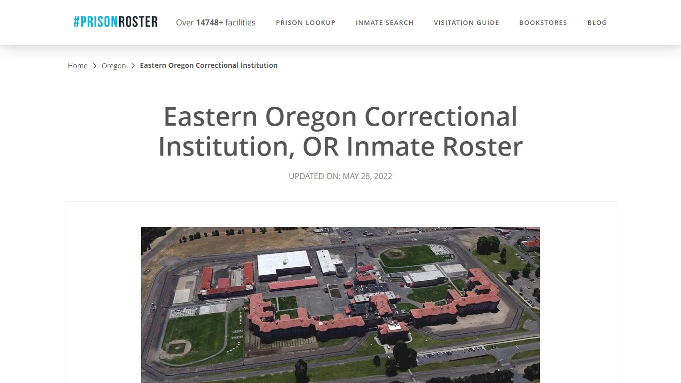 Eastern Oregon Correctional Institution, OR Inmate Roster